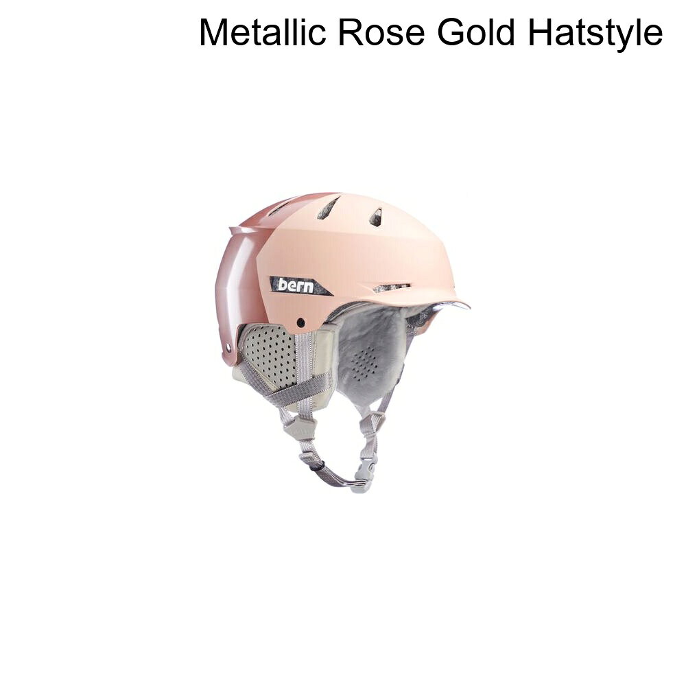 (取寄) バーン ヘンドリックス ミプス ヘルメット Bern Hendrix Mips Helmet Metallic Rose Gold Hatstyle