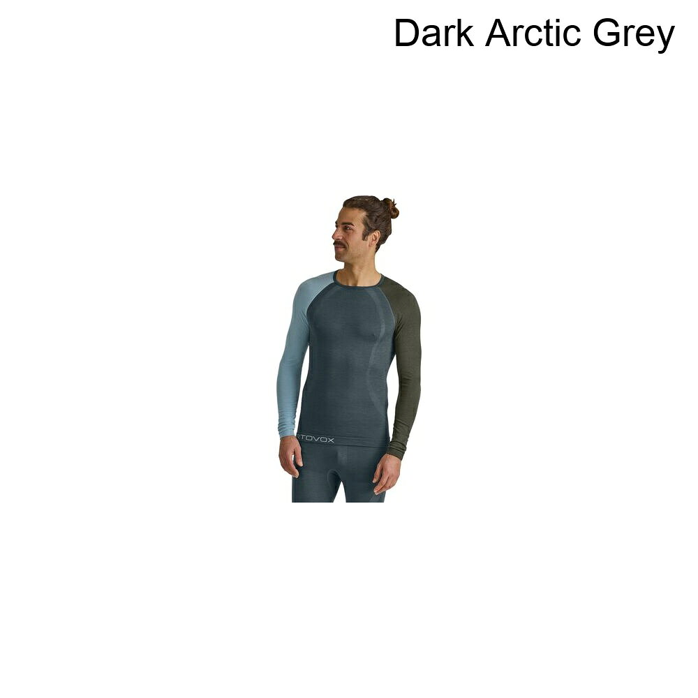 (取寄) オルトボックス メンズ 120 コンプ ライト ロング-スローブ トップ - メンズ Ortovox men 120 Comp Light Long-Sleeve Top - Men's Dark Arctic Grey