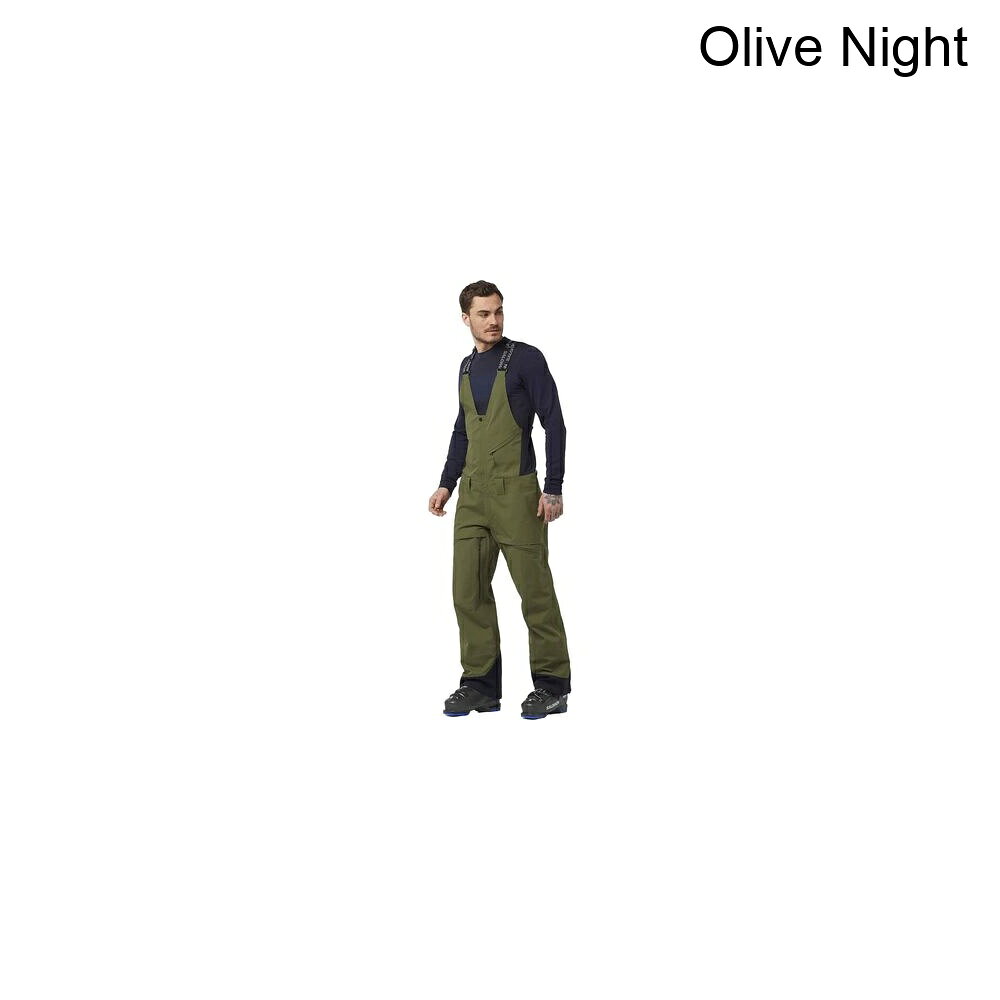 (取寄) サロモン メンズ スタンス 3l ビブ パンツ - メンズ Salomon men Stance 3L Bib Pant - Men's Olive Night