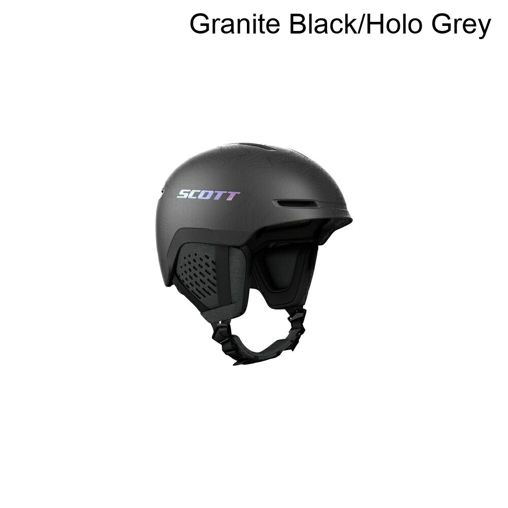 (取寄) スコット トラック プラス ヘルメット Scott Track Plus Helmet Granite Black/Holo Grey