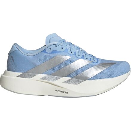 樂天商城 - (取寄) アディダス レディース アディゼロ エボ Sl ランニング シューズ - ウィメンズ Adidas women Adizero Evo SL Running Shoe - Women's Glow Blue/Silver Metallic/Ftwr White