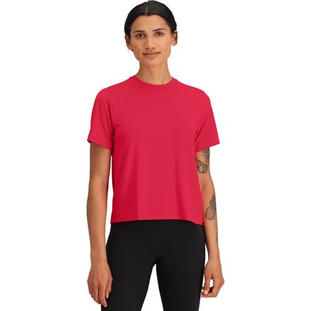 (取寄) ノースフェイス レディース デューン スカイ ショートスリーブ シャツ - ウィメンズ The North Face women Dune Sky Short-Sleeve Shirt - Women's Hibiscus