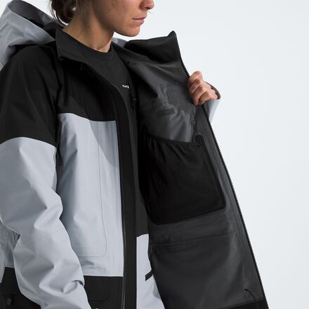 (���) �Ρ����ե����� ��ǥ����� ���ߥå� ������ӥ� Gtx ���㥱�å� - ������� The North Face women Summit Verbier GTX Jacket - Women's TNF Black/Blue Flax