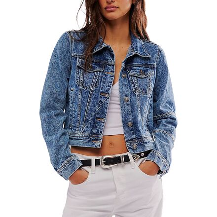 Rakuten - (取寄) フリーピープル レディース ルーモアズ デニム ジャケット - ウィメンズ Free People women Rumors Denim Jacket - Women's Light Indigo