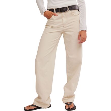 (取寄) フリーピープル レディース アスター ストレート パンツ - ウィメンズ Free People women Aster Straight Pant - Women's Cream