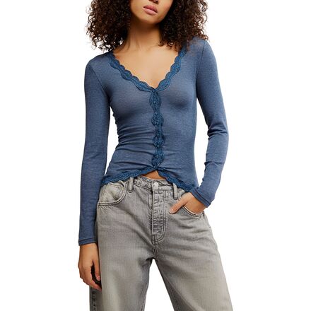 Rakuten - (取寄) フリーピープル レディース ビッグ ラブ カルディ - ウィメンズ Free People women Big Love Cardi - Women's Ocean Heather