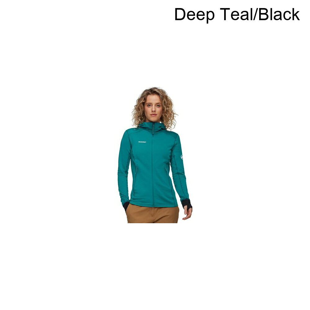(取寄) マムート レディース タイス ライト ml フーデット ジャケット - ウィメンズ Mammut women Taiss Light ML Hooded Jacket - Women's Deep Teal/Black