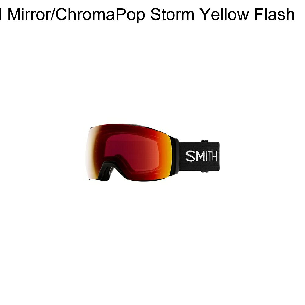 (取寄) スミス I/O マグ Xl クロマポップ ゴーグルズ Smith I/O MAG XL ChromaPop Goggles Black/ChromaPop Sun Red Mirror/ChromaPop Storm Yellow Flash