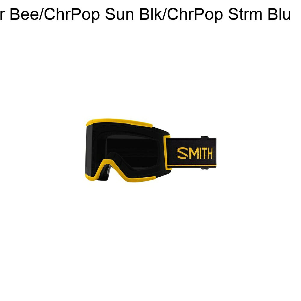(取寄) スミス スクアッド Xl クロマポップ ゴーグルズ Smith Squad XL ChromaPop Goggles Killer Bee/ChrPop Sun Blk/ChrPop Strm Blu