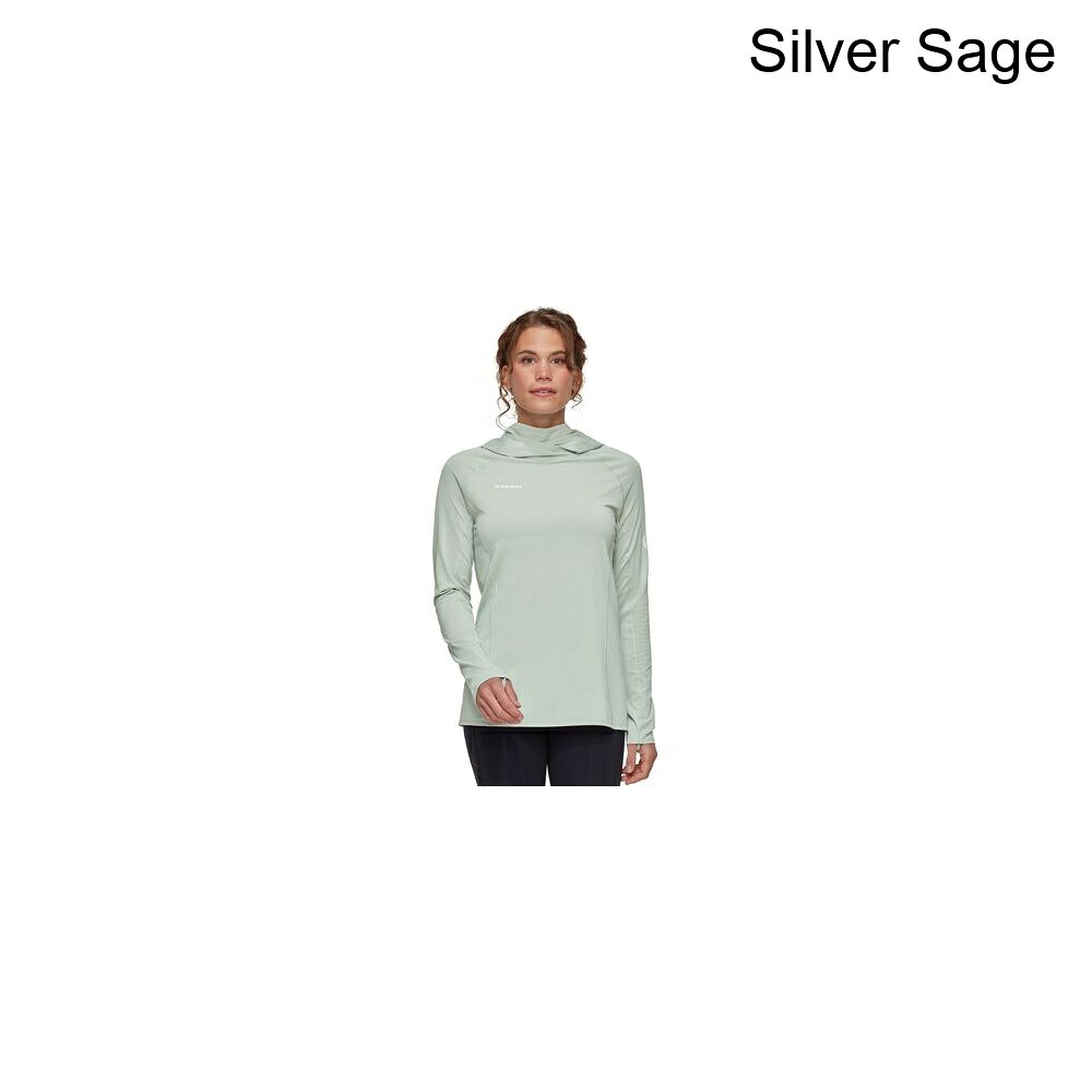 (取寄) マムート レディース セルン fl サン ブーディ - ウィメンズ Mammut women Selun FL Sun Hoodie - Women's Silver Sage
