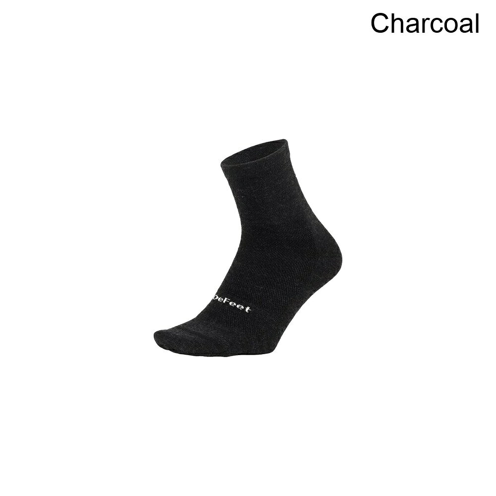 (取寄) デフィート ウールイーター プロ 3インチ D-ロゴ ソック DeFeet Wooleator Pro 3in D-Logo Sock Charcoal