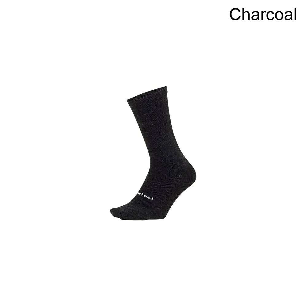(取寄) デフィート ウールイーター プロ 6インチ D-ロゴ ソック DeFeet Wooleator Pro 6in D-Logo Sock Charcoal