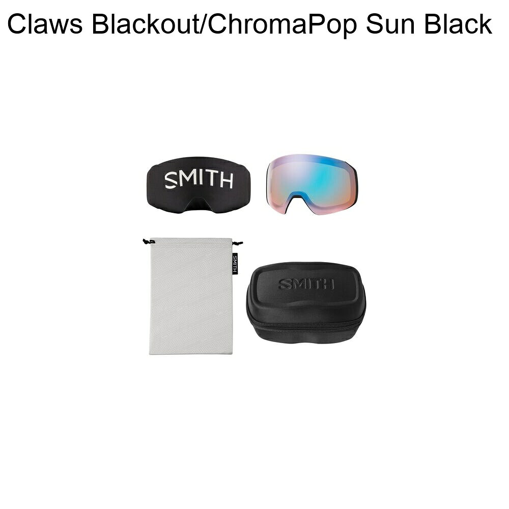 ジェットラグ楽天市場店の(取寄) スミス 4D マグ S ゴーグルズ Smith 4D MAG S Goggles Claws Blackout/ChromaPop Sun Black｜アングル3