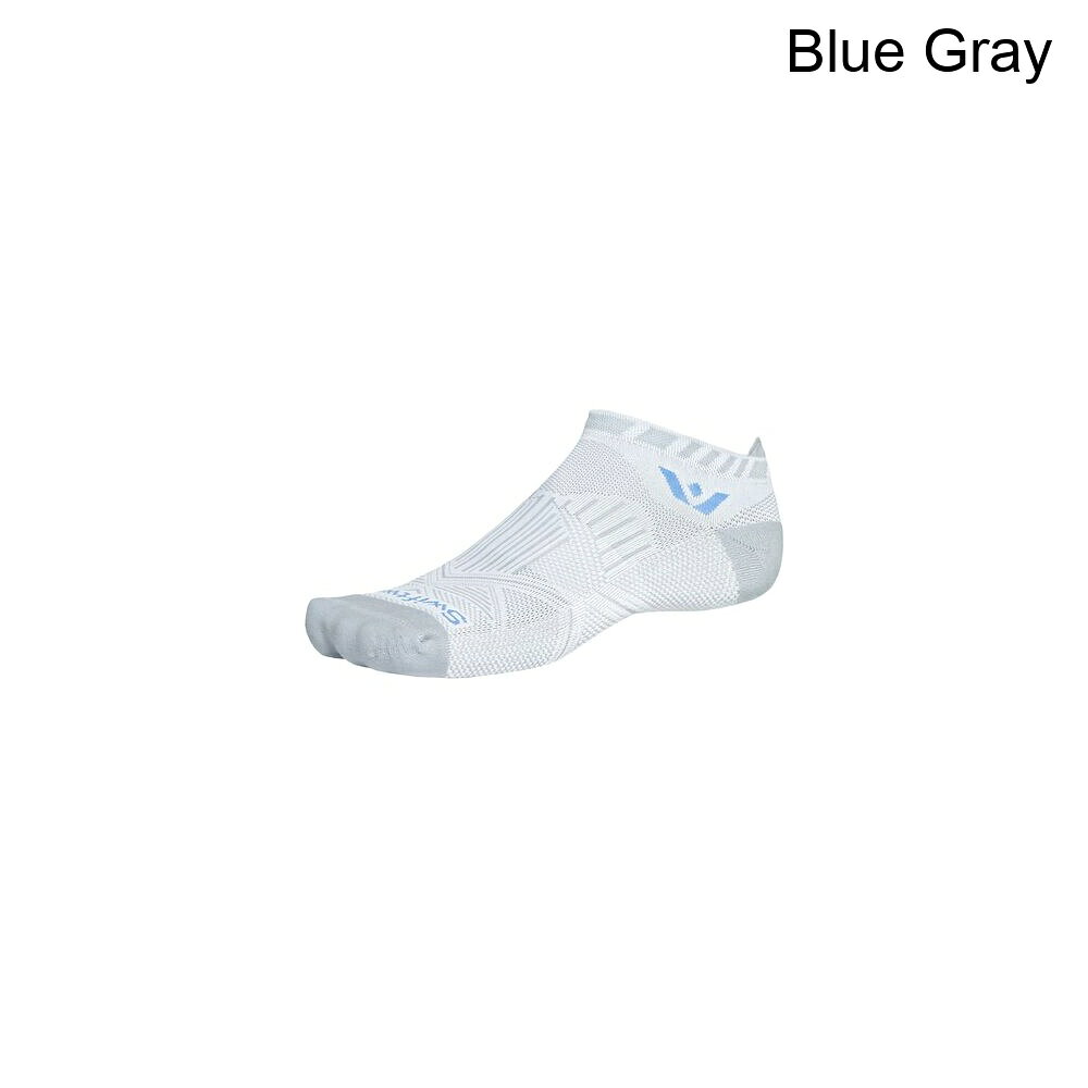 (取寄) スウィフトウィック アスパイヤー ノー ショー タブ ソック Swiftwick Aspire No Show Tab Sock Blue Gray