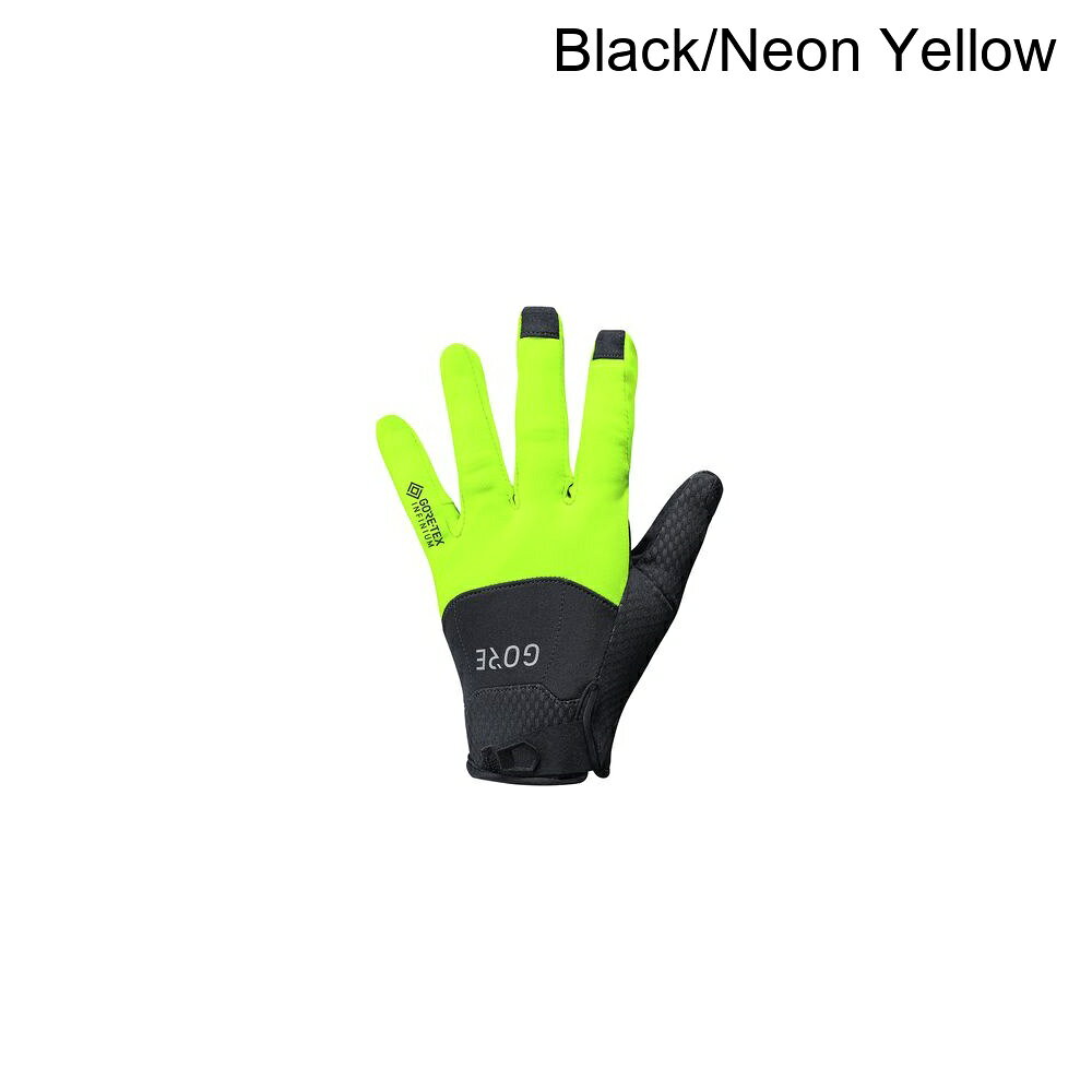 (取寄) ゴアウェア メンズ C5 ゴア-テックス インフィニアム グローブ - メンズ GOREWEAR men C5 GORE-TEX INFINIUM Glove - Men's Black/Neon Yellow