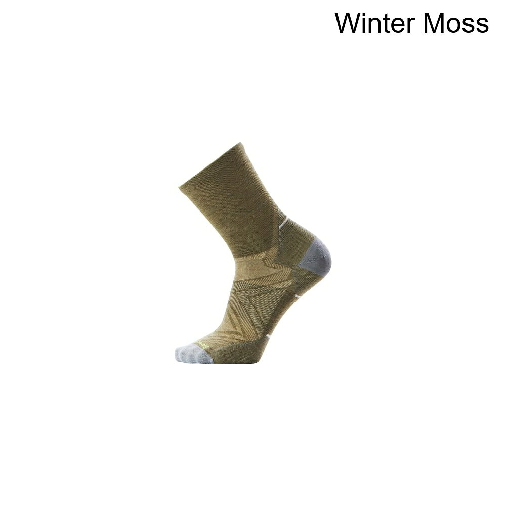 (取寄) スマートウール ラン ゼロ クッション ミッド クルー ソック Smartwool Run Zero Cushion Mid Crew Sock Winter Moss