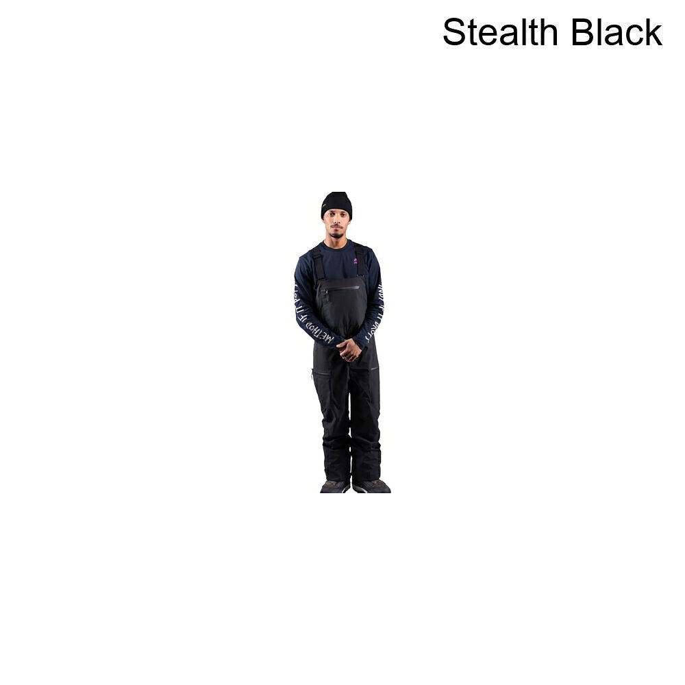 (取寄) ジョーンズスノーボード メンズ マウント サーフ リサイクル ビブ - メンズ Jones Snowboards men MTN Surf Recycled Bib - Men's Stealth Black