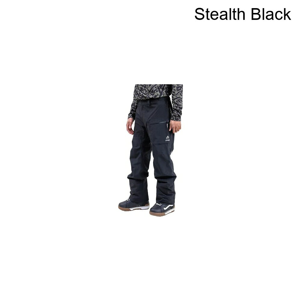 (取寄) ジョーンズスノーボード メンズ マウント サーフ リサイクル パンツ - メンズ Jones Snowboards men Mtn Surf Recycled Pant - Men's Stealth Black