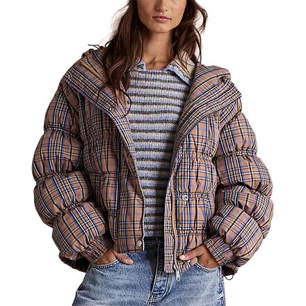 (取寄) フリーピープル レディース パーティー オブ ワン パファー ジャケット - ウィメンズ Free People women Party Of One Puffer Jacket - Women's Tan Combo