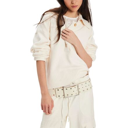 Rakuten - (取寄) フリーピープル レディース アップ ポロ - ウィメンズ Free People women Trading Up Polo - Women's Ivory