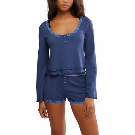 (取寄) フリーピープル レディース スプリング ブレーク スリープ セット - ウィメンズ Free People women Spring Break Sleep Set - Women's Blue Crown