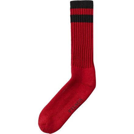 (取寄) フィルソン 1970s ロガー サーマル ソック Filson 1970s Logger Thermal Sock Scarlet