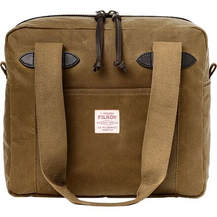 手提包 - (取寄) フィルソン ティン クロス トート バッグ + ジッパー Filson Tin Cloth Tote Bag + Zipper Dark Tan