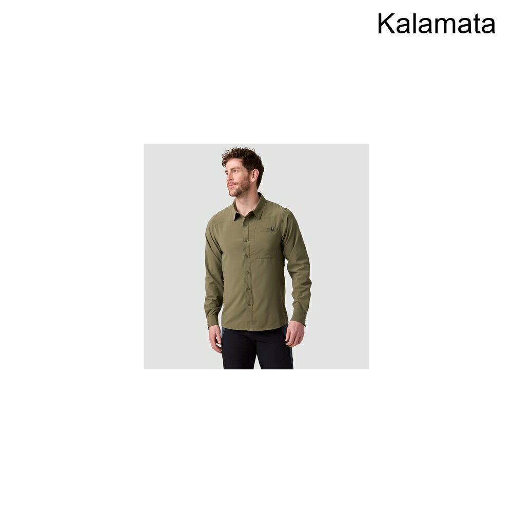 (取寄) バックカントリー メンズ スリックロック ロング-スローブ ボタンアップ ジャージ - メンズ Backcountry men Slickrock Long-Sleeve Button-Up Jersey - Men's Kalamata