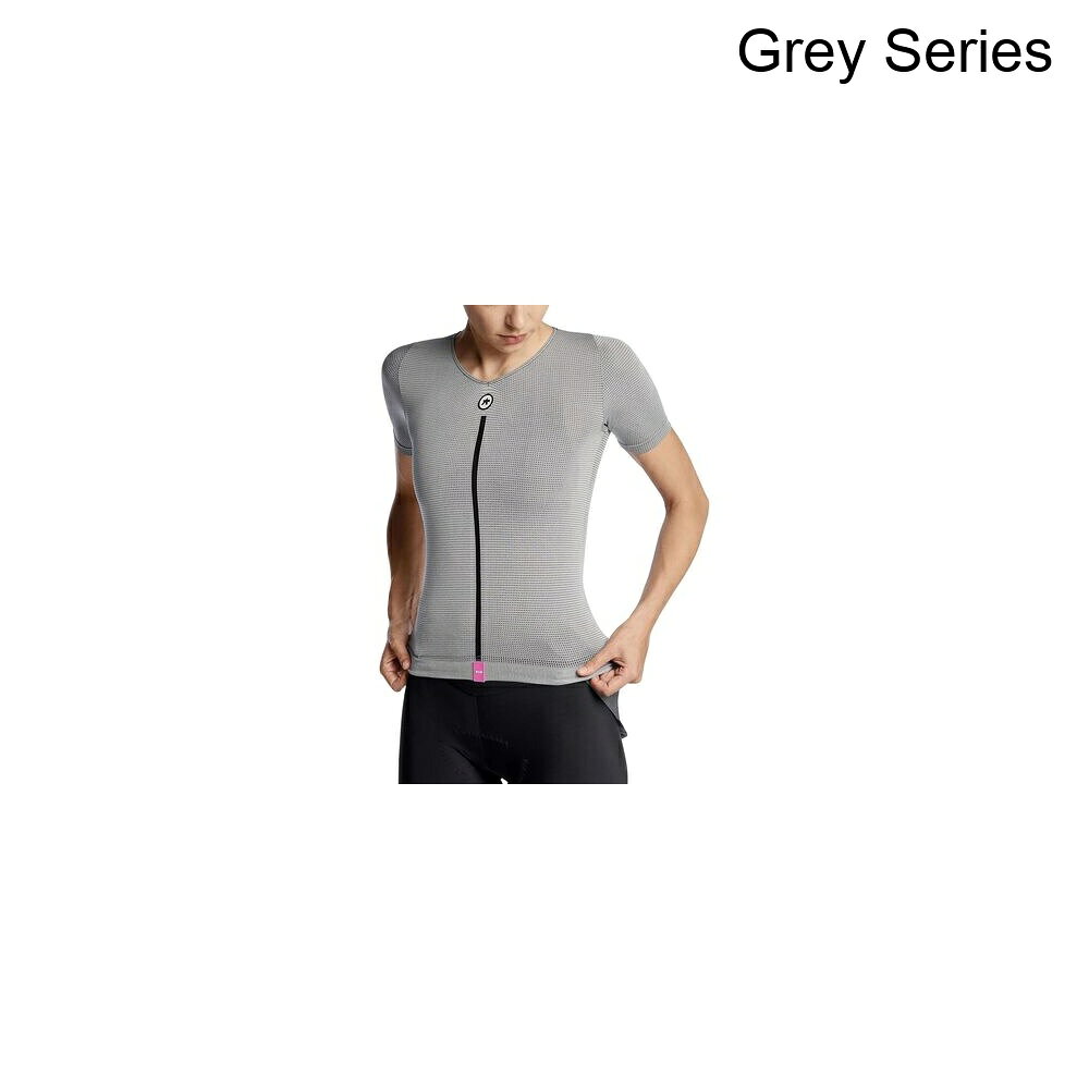 (取寄) アソス レディース 45294 ショートスリーブ P1 ベース レイヤー - ウィメンズ Assos women 1/3 Short-Sleeve P1 Base Layer - Women's Grey Series