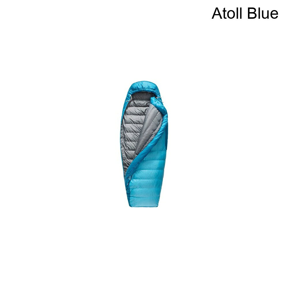 (取寄) シートゥサミット トレック スリーピング バッグ 15F ダウン Sea To Summit Trek Sleeping Bag: 15F Down Atoll Blue