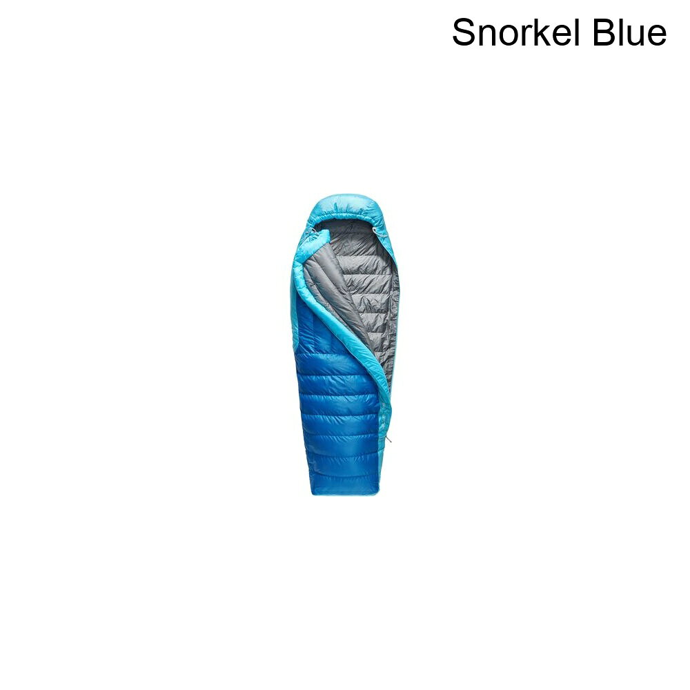 (取寄) シートゥサミット トレック スリーピング バッグ 30F ダウン Sea To Summit Trek Sleeping Bag: 30F Down Snorkel Blue