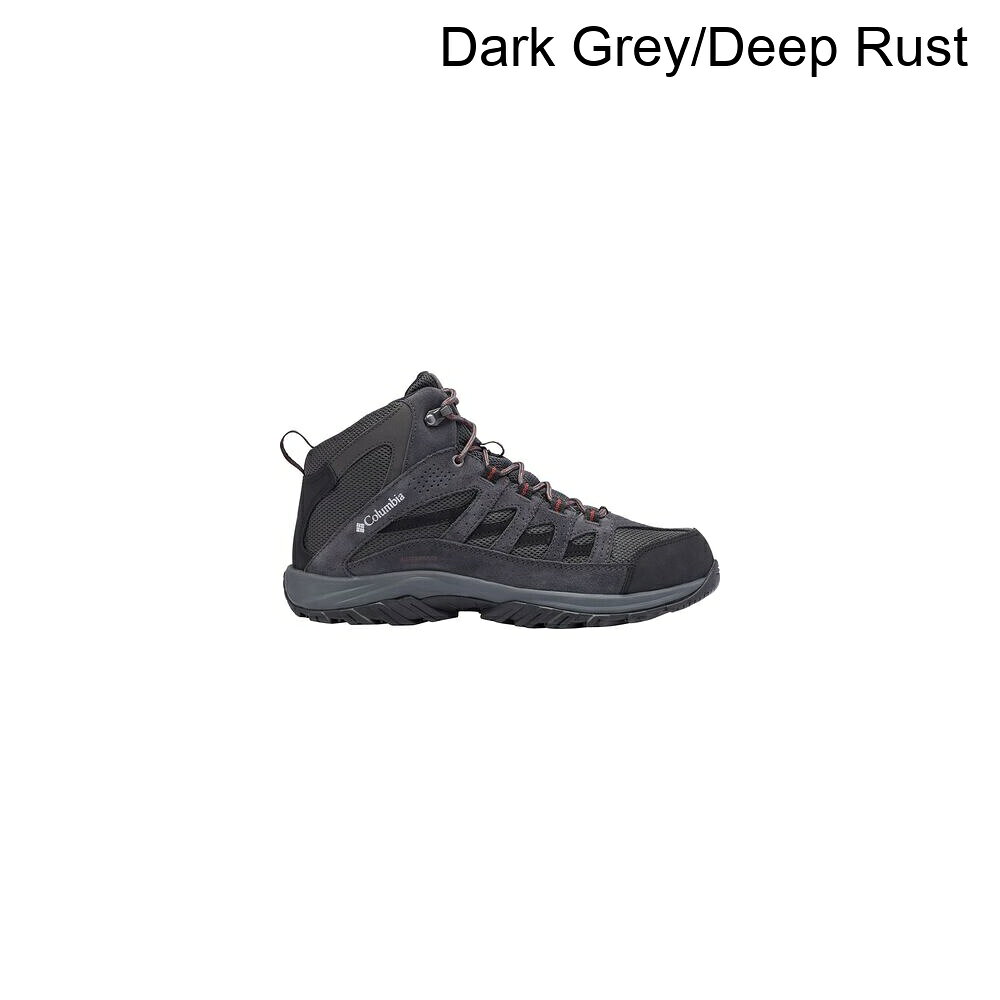 (取寄) コロンビア メンズ クレストウッド ミッド ウォータープルーフ ハイキング ブーツ - メンズ Columbia men Crestwood Mid Waterproof Hiking Boot - Men's Dark Grey/Deep Rust