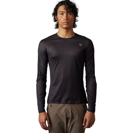 乐天商城 - (取寄) フォックスレーシング メンズ フレックスエアー アセント ロング-スローブ ジャージ - メンズ Fox Racing men Flexair Ascent Long-Sleeve Jersey - Men's Black