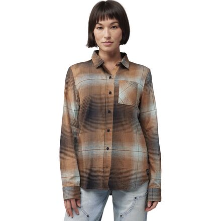 Rakuten - (取寄) フォックスレーシング レディース トレイルダスト フランネル ジャージ - ウィメンズ Fox Racing women Traildust Flannel Jersey - Women's Walnut