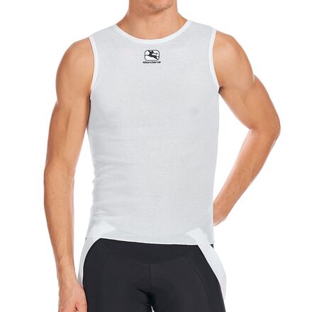 Inner - (取寄) ジョルダーナ メンズ スリーブレス ベースレイヤー— - メンズ Giordana men Sleeveless Baselayer - Men's White