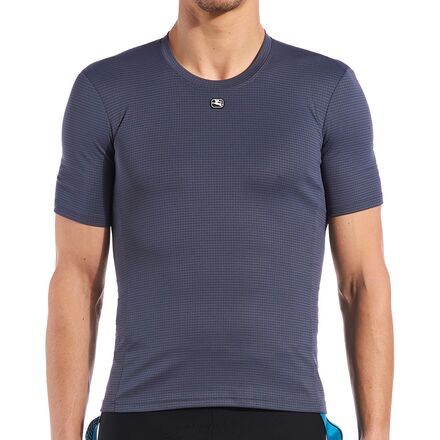 Inner - (取寄) ジョルダーナ メンズ セラミック ショートスリーブ ベースレイヤー— - メンズ Giordana men Ceramic Short-Sleeve Baselayer - Men's Grey