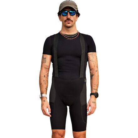 Rakuten - (取寄) ジョルダーナ メンズ ビヨンド グラベル カーゴ ビブ ショート - メンズ Giordana men Beyond Gravel Cargo Bib Short - Men's Black