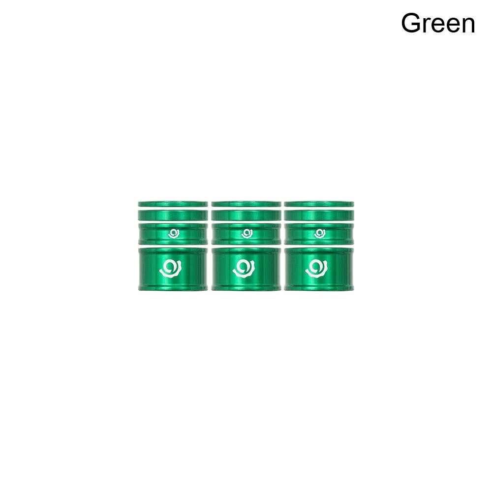 (取寄) インダストリーナイン ヘッドセット スペーサー キット, 3-パック Industry Nine Headset Spacer Kit, 3-Pack Green