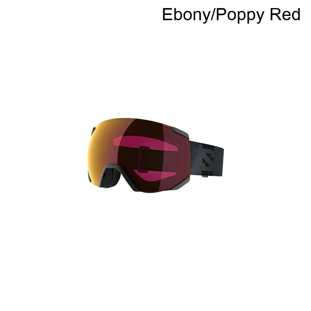(取寄) サロモン ラジウム シグマ ゴーグルズ Salomon Radium Sigma Goggles Ebony/Poppy Red