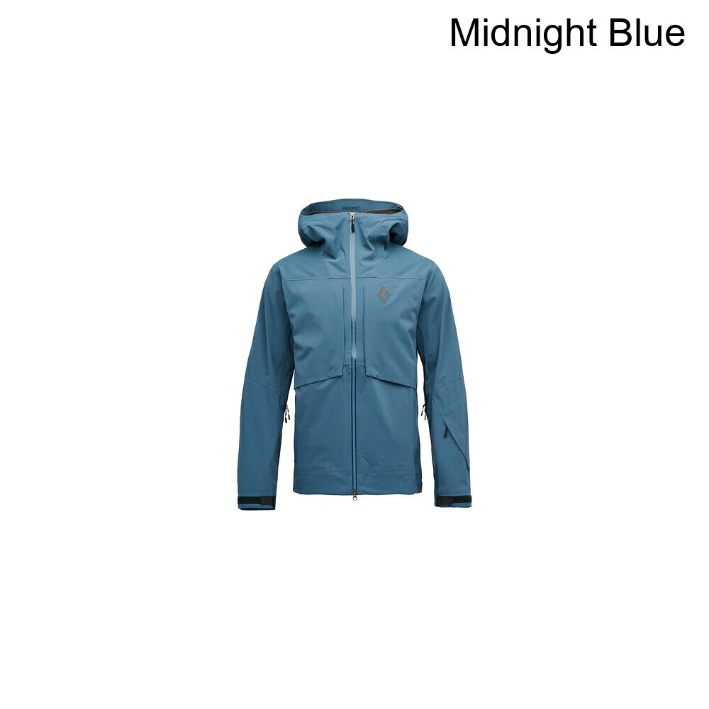 (取寄) ブラックダイヤモンド メンズ ファクター シェル ジャケット - メンズ Black Diamond men Factor Shell Jacket - Men's Midnight Blue