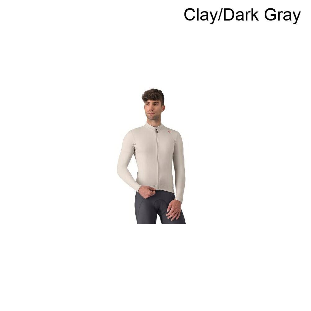 (取寄) カステリ メンズ エスプレッソ サーマル ジャージ - メンズ Castelli men Espresso Thermal Jersey - Men's Clay/Dark Gray