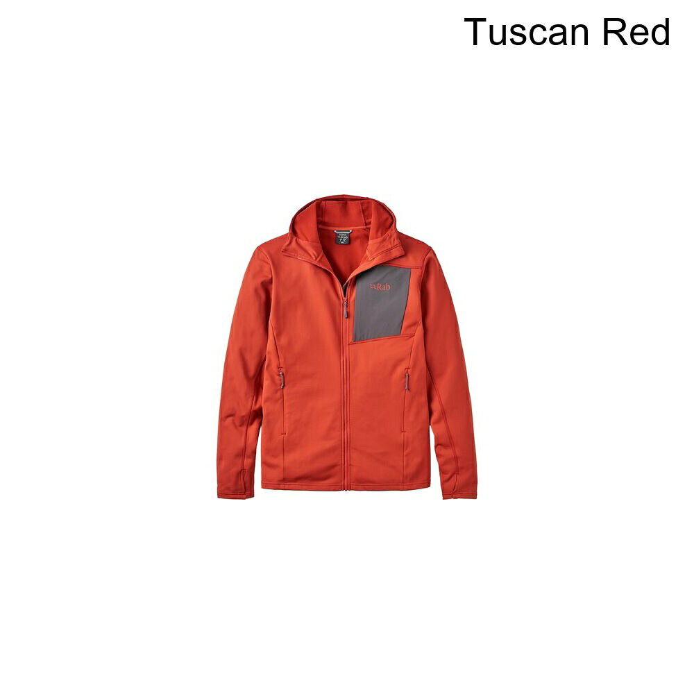 (取寄) ラブ メンズ スーパーフラックス フーデット ジャケット - メンズ Rab men Superflux Hooded Jacket - Men's Tuscan Red