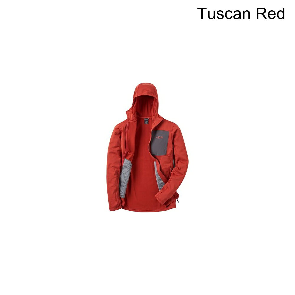 ジェットラグ楽天市場店の(取寄) ラブ メンズ スーパーフラックス フーデット ジャケット - メンズ Rab men Superflux Hooded Jacket - Men's Tuscan Red｜アングル3
