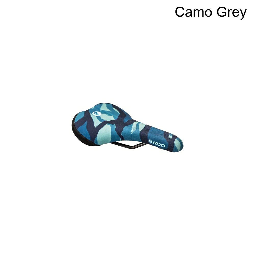SDG Components Bel‑Air V3 Lux‑Alloy Terra Firma — седло Bel‑Air V3, камуфляж Camo Grey