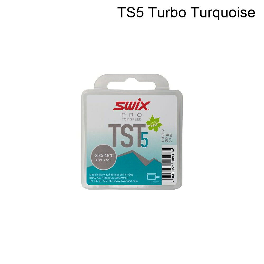 (取寄) スウィックス トップ スピード ワックス Swix Top Speed Wax TS5 Turbo Turquoise
