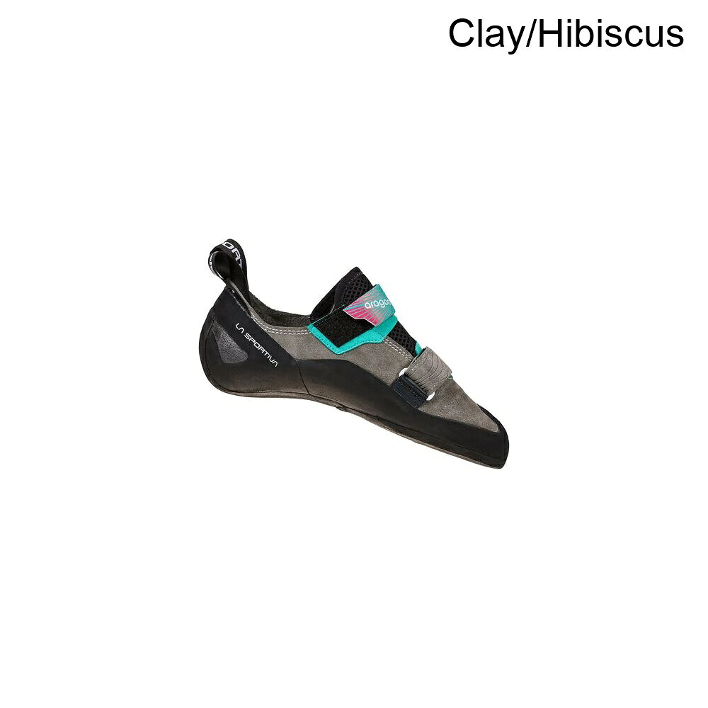 (取寄) スポルティバ レディース セオリー クライミング シューズ - ウィメンズ La Sportiva women Theory Climbing Shoe - Women's Hibiscus/Black