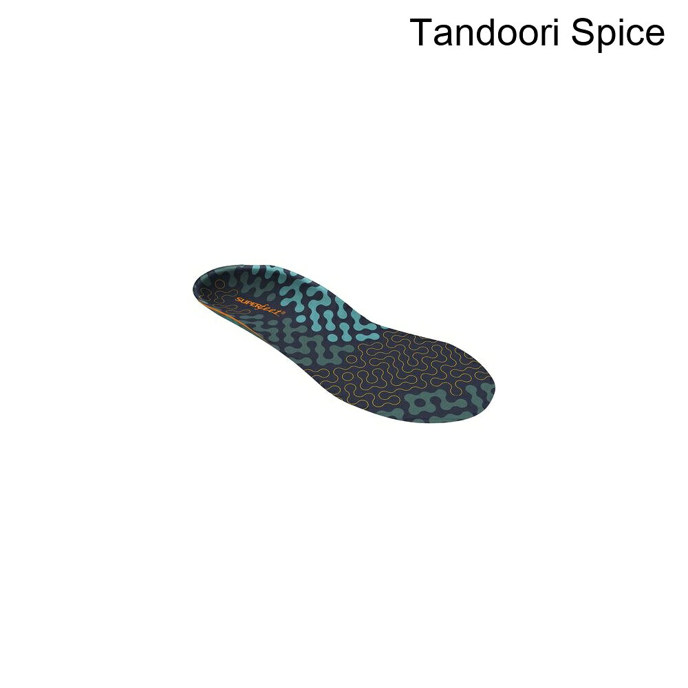 (取寄) スーパーフィート ラン クッション ロウ アーチ フットベッド Superfeet Run Cushion Low Arch Footbed Tandoori Spice