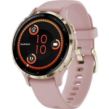(取寄) ガーミン ベニュー 3S Garmin Venu 3S Pink Dawn/Peach Gold