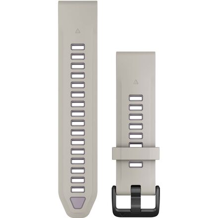 SWATCH - (取寄) ガーミン クイックドライ シリコーン スポーツ ウォッチ バンド Garmin QuickFit Silicone Sport Watch Band Fog Gray/Lavender