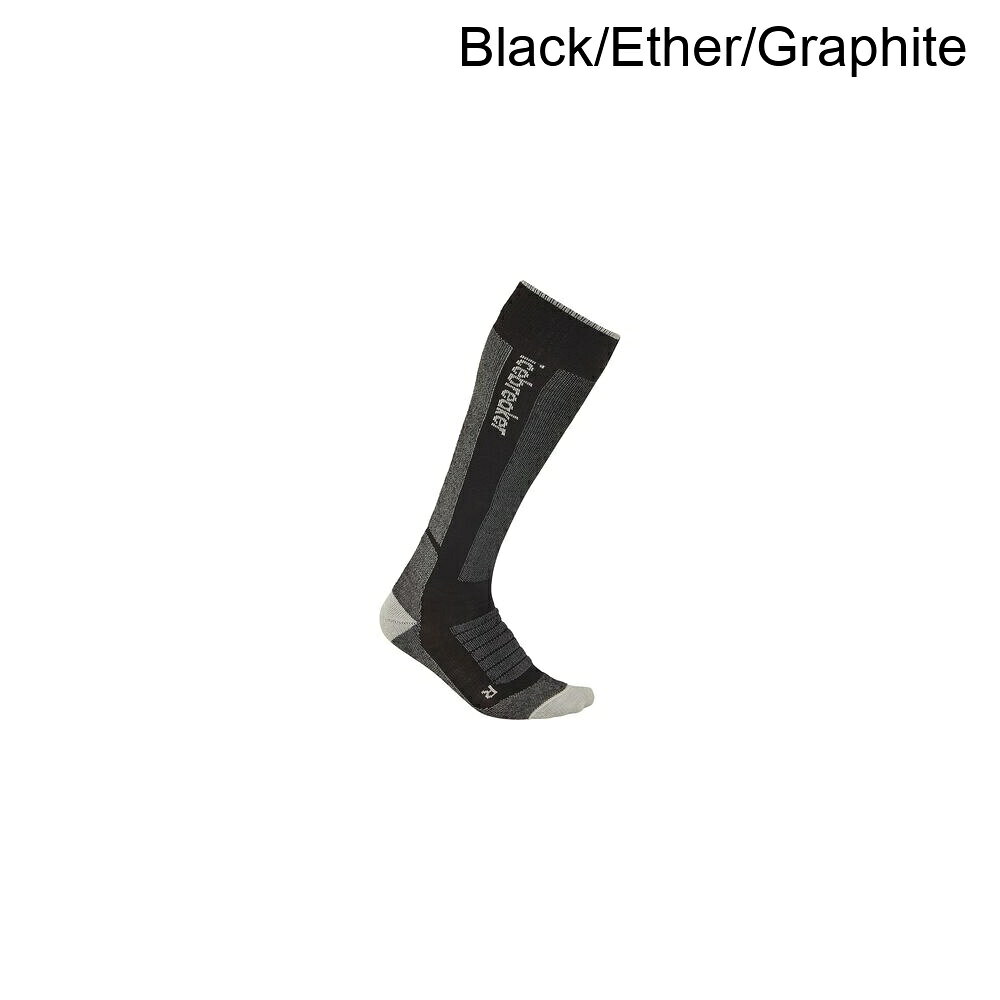 (取寄) アイスブレイカー メンズ メリノ スキー+ ミディアム Otc ソック - メンズ Icebreaker men Merino Ski+ Medium OTC Sock - Men's Black/Ether/Graphite